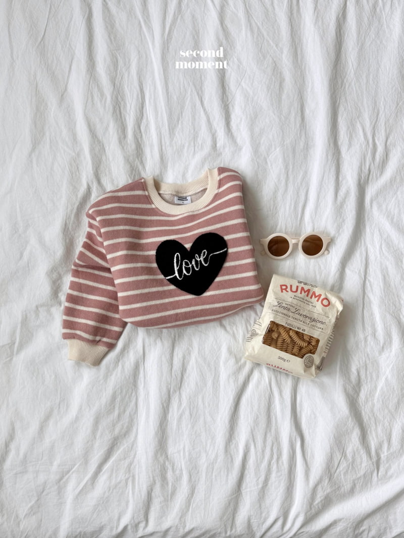 Second Moment - Korean Children Fashion - #todddlerfashion - Love Bookle Sweatshirt - 9