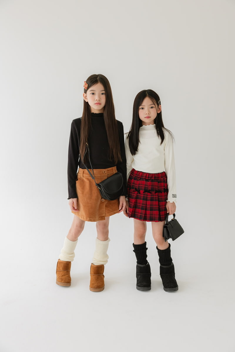 Sm2 - Korean Children Fashion - #Kfashion4kids - Blooming Angaro Turtleneck Tee - 11