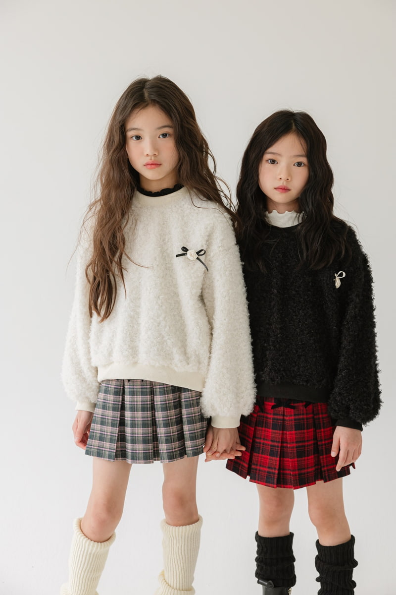 Sm2 - Korean Children Fashion - #Kfashion4kids - Puddle Knit Top - 6