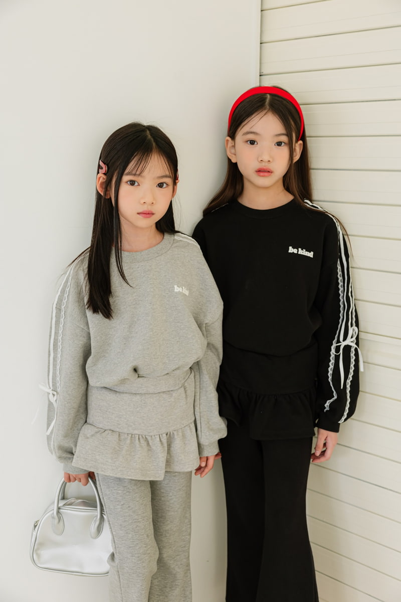 Sm2 - Korean Children Fashion - #Kfashion4kids - Lace Sweatshirts - 2