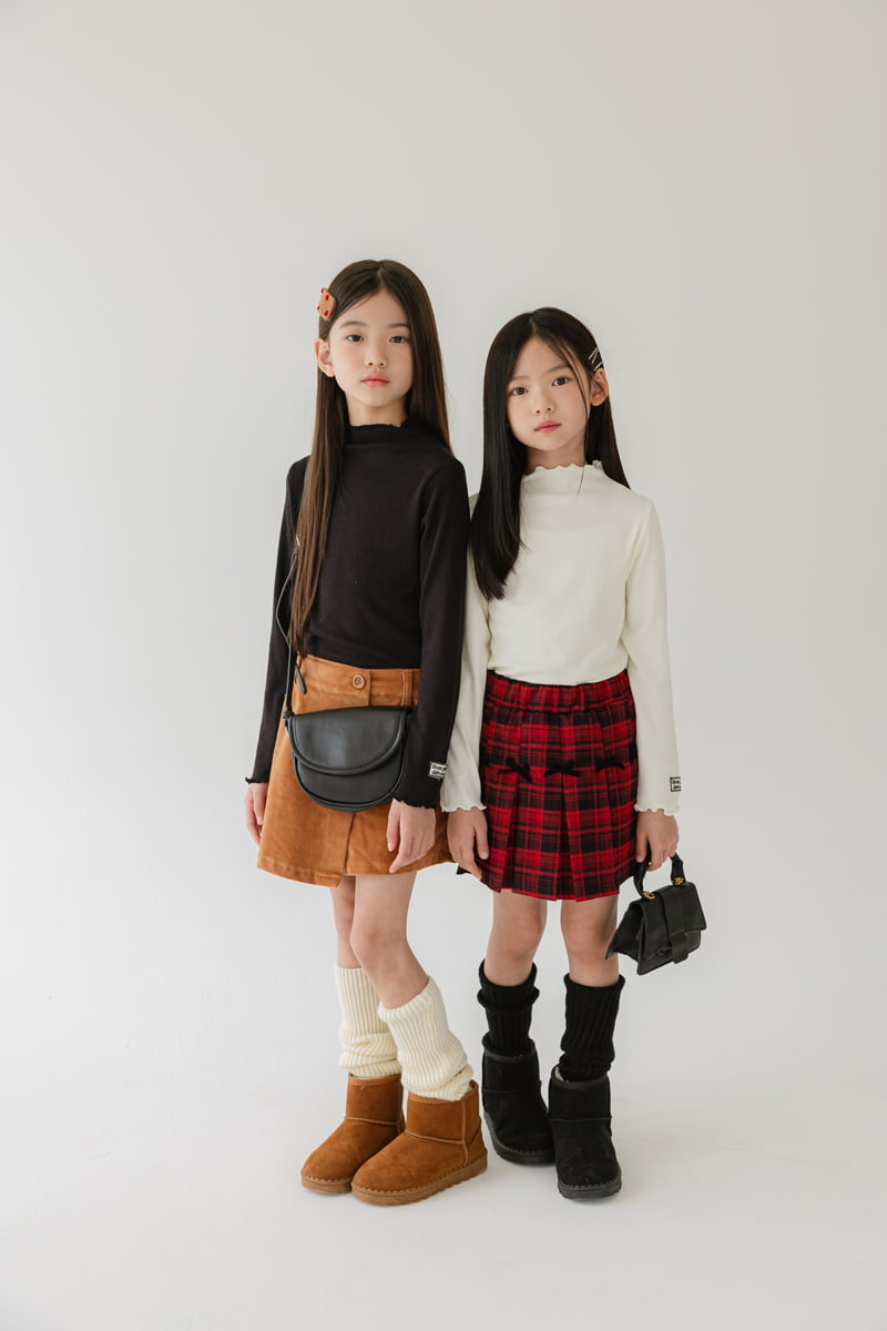 Sm2 - Korean Children Fashion - #childofig - Blooming Angaro Turtleneck Tee - 2