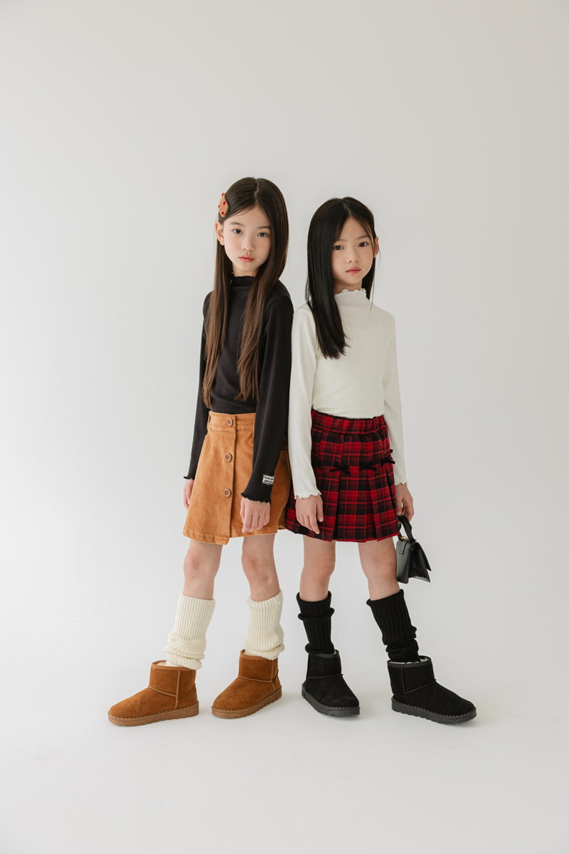 Sm2 - Korean Children Fashion - #childofig - Blooming Angaro Turtleneck Tee - 3