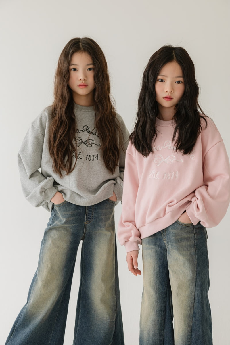 Sm2 - Korean Children Fashion - #childofig - Romantic Ribbon Sweatshirts