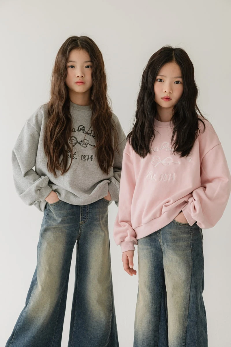 Sm2 - Korean Children Fashion - #childofig - Romantic Ribbon Sweatshirts - 2