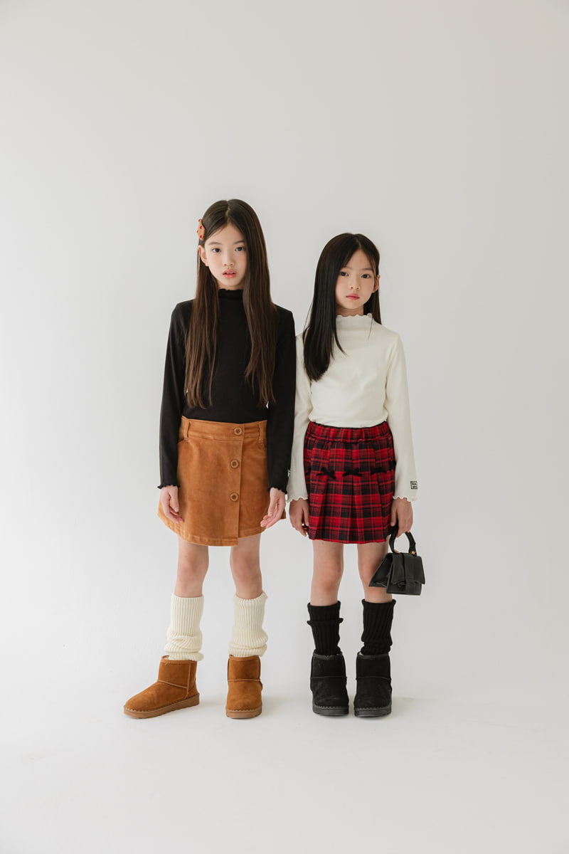 Sm2 - Korean Children Fashion - #discoveringself - Blooming Angaro Turtleneck Tee - 6