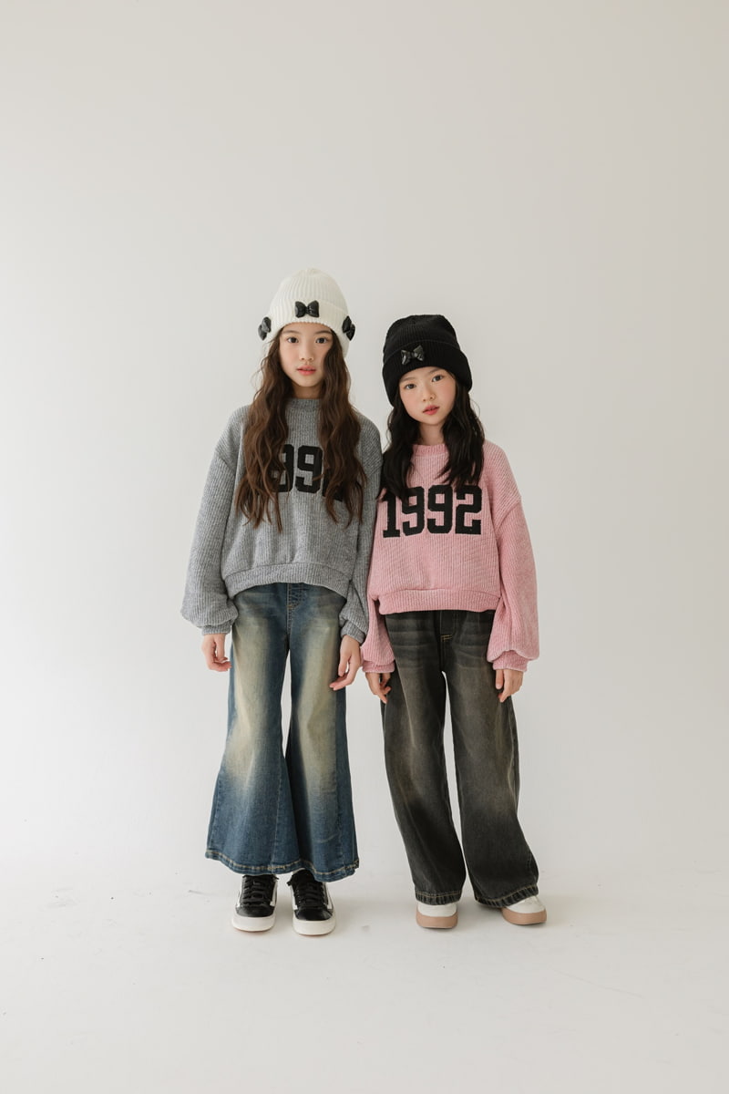 Sm2 - Korean Children Fashion - #discoveringself - 1992 Number Knit Top - 12