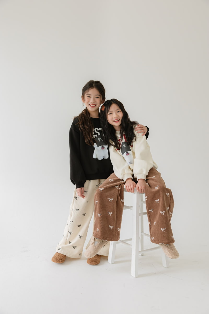 Sm2 - Korean Children Fashion - #fashionkids - Ribbon Wide Pants - 12