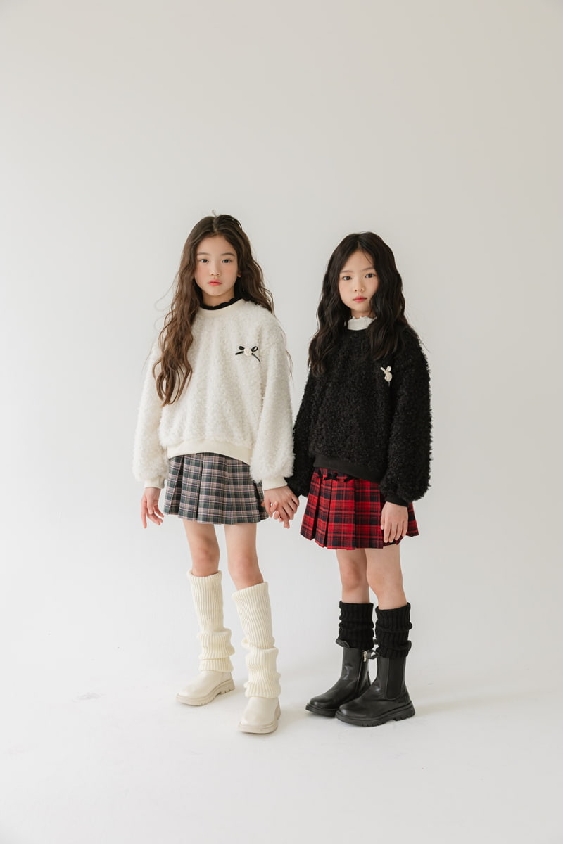 Sm2 - Korean Children Fashion - #kidsshorts - Puddle Knit Top - 3