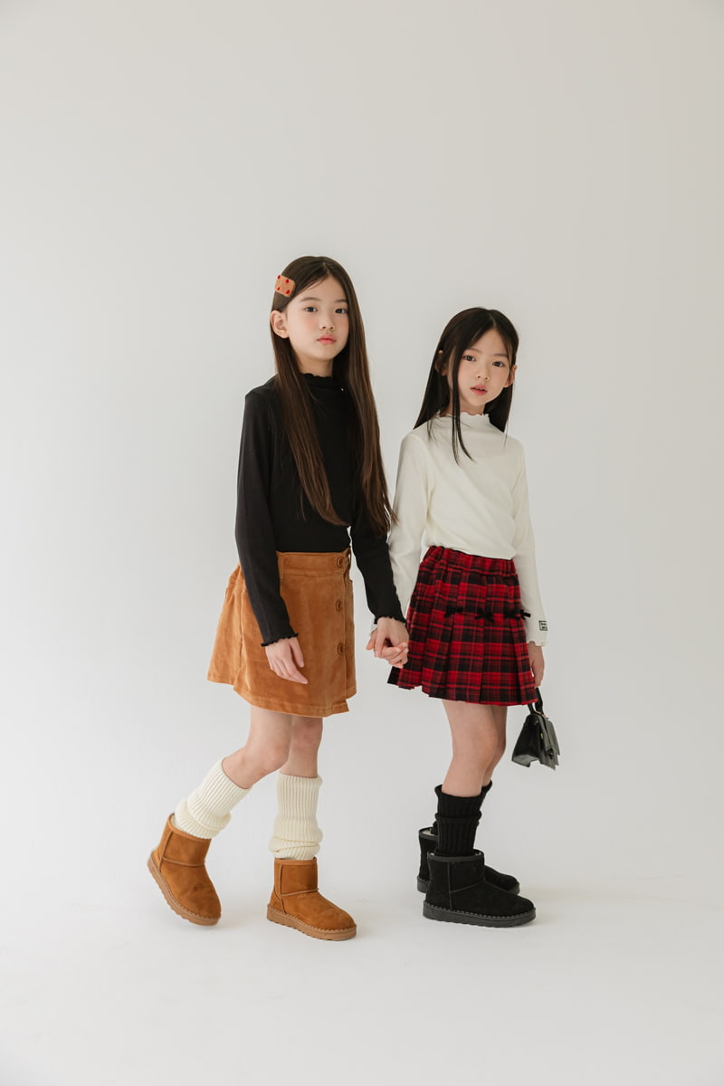 Sm2 - Korean Children Fashion - #kidsstore - Blooming Angaro Turtleneck Tee - 9