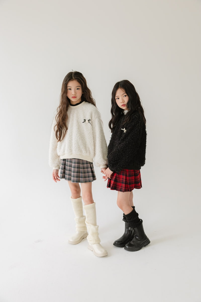 Sm2 - Korean Children Fashion - #kidsshorts - Puddle Knit Top - 4