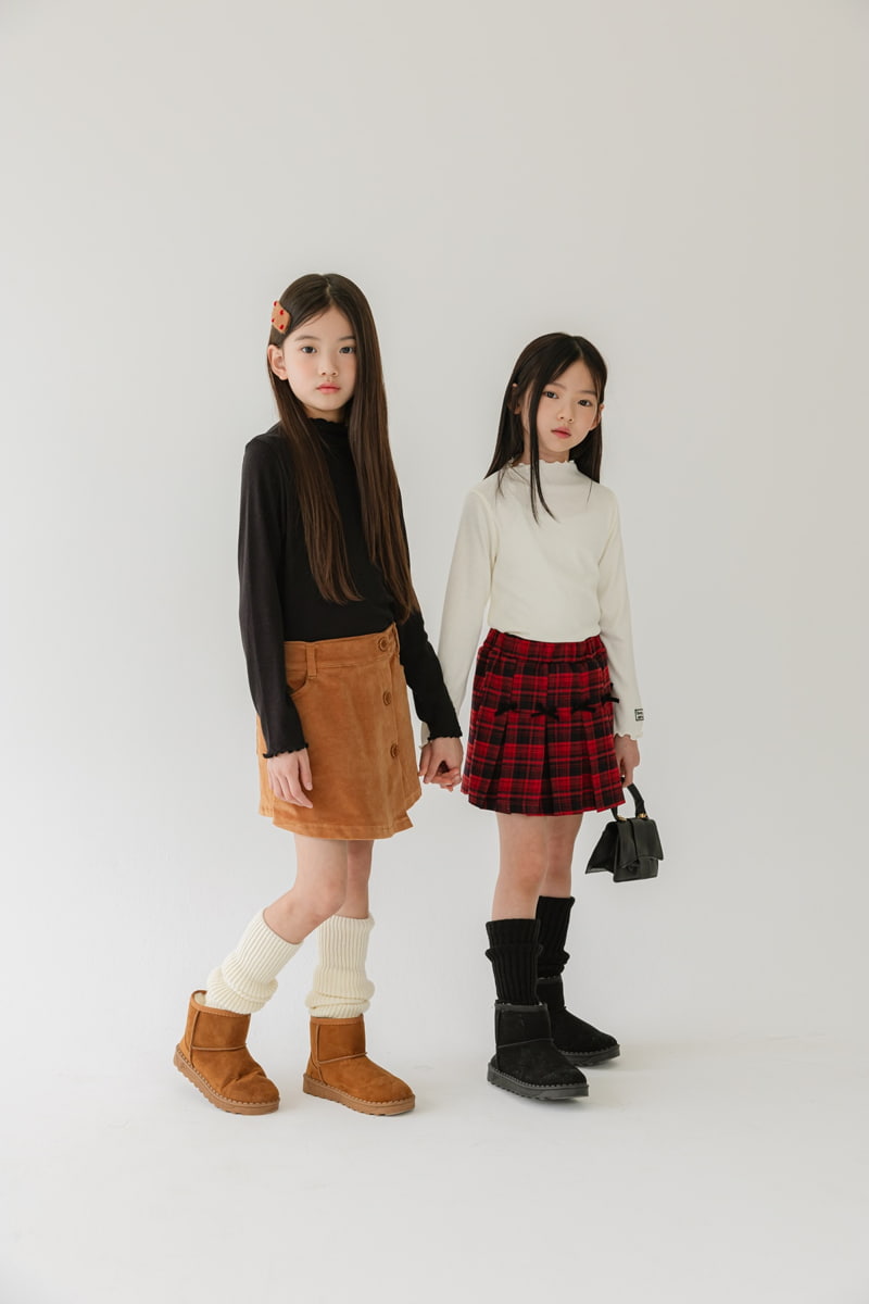 Sm2 - Korean Children Fashion - #kidzfashiontrend - Blooming Angaro Turtleneck Tee - 10