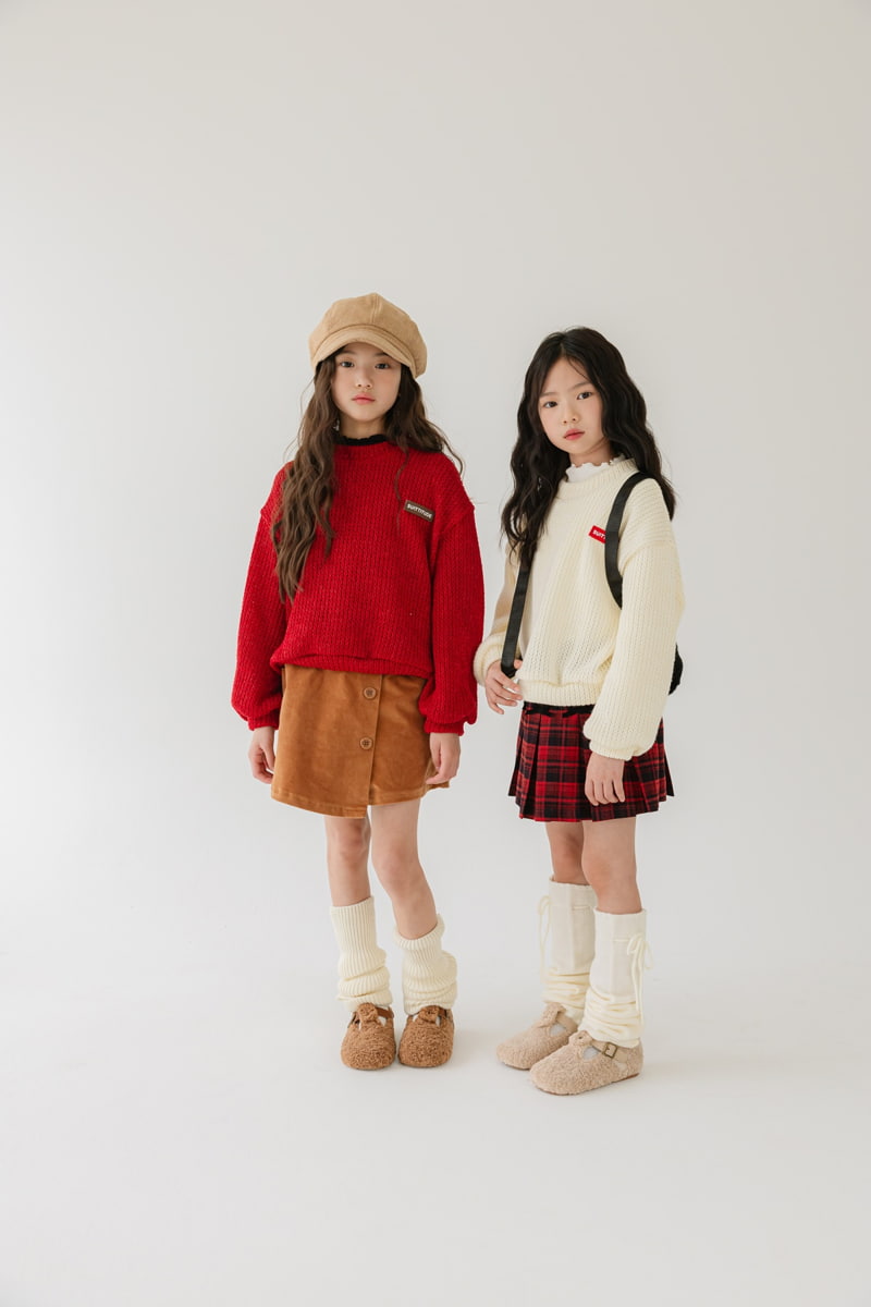 Sm2 - Korean Children Fashion - #kidzfashiontrend - Coat Rang Knit Pullover - 3