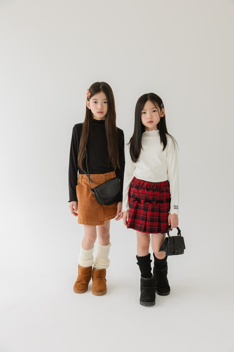 Sm2 - Korean Children Fashion - #littlefashionista - Blooming Angaro Turtleneck Tee - 12