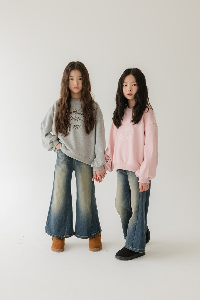 Sm2 - Korean Children Fashion - #littlefashionista - Romantic Ribbon Sweatshirts - 11