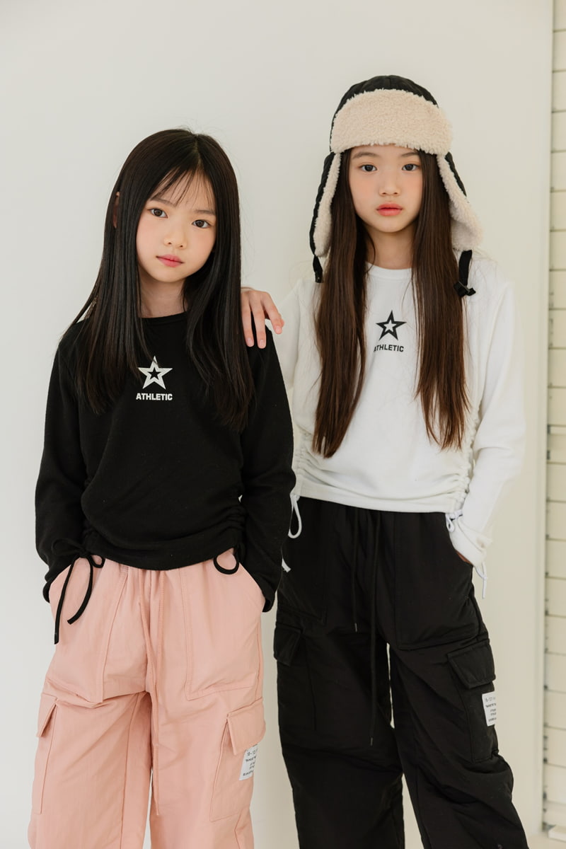 Sm2 - Korean Children Fashion - #prettylittlegirls - Star Peach Spn Tee - 2