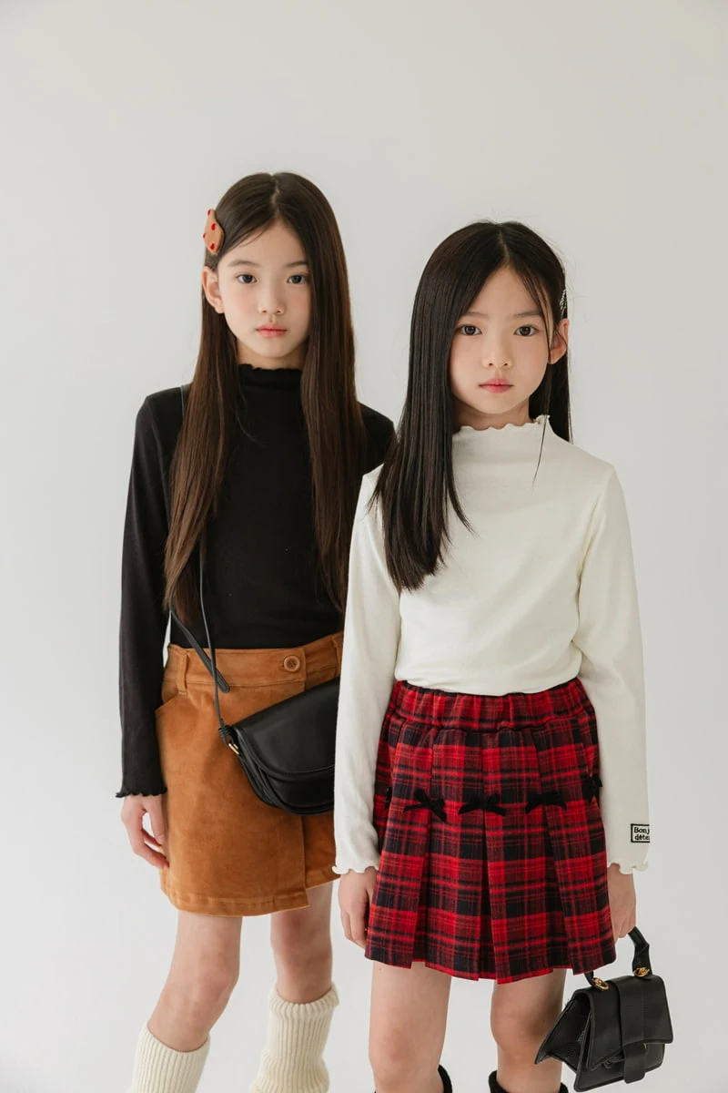 Sm2 - Korean Children Fashion - #prettylittlegirls - Blooming Angaro Turtleneck Tee