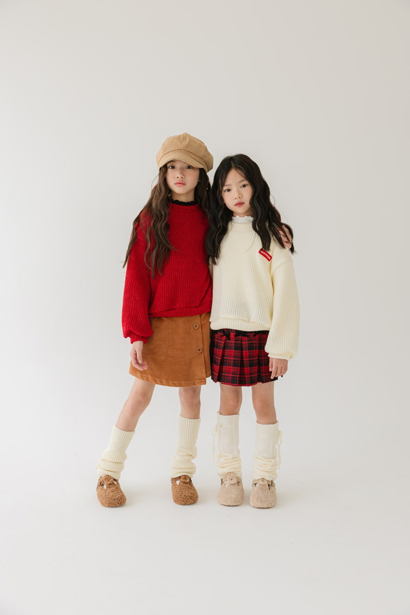 Sm2 - Korean Children Fashion - #stylishchildhood - Coat Rang Knit Pullover - 11