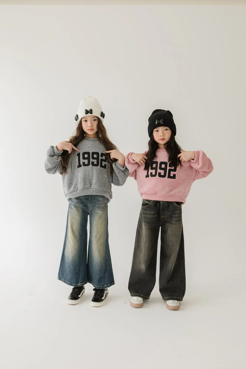 Sm2 - Korean Children Fashion - #stylishchildhood - 1992 Number Knit Top - 8