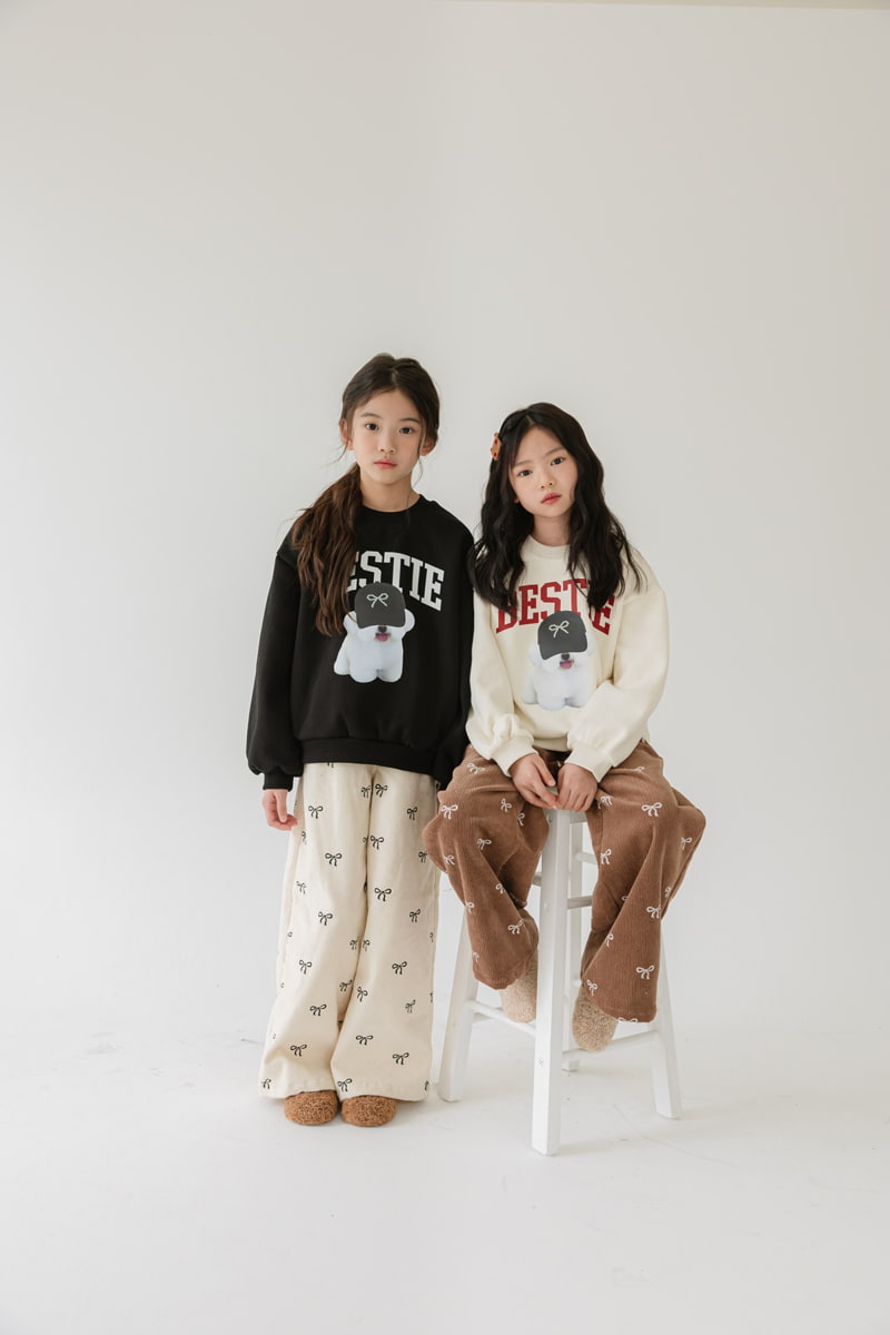 Sm2 - Korean Children Fashion - #todddlerfashion - Ribbon Wide Pants - 5