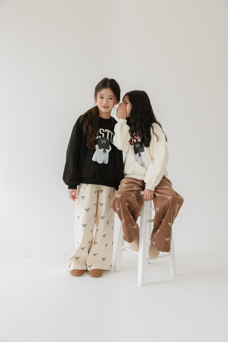 Sm2 - Korean Children Fashion - #toddlerclothing - Ribbon Wide Pants - 6