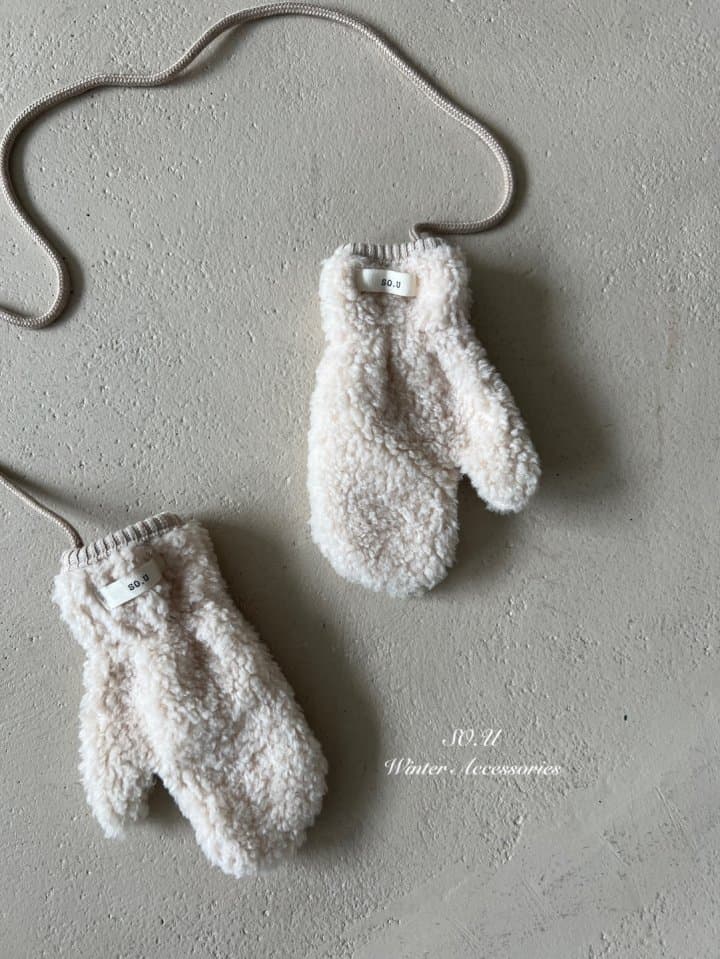 So U - Korean Baby Fashion - #babyboutique - Boucle Mittens - 2