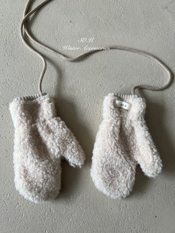 So U - Korean Baby Fashion - #babyboutiqueclothing - Boucle Mittens - 3