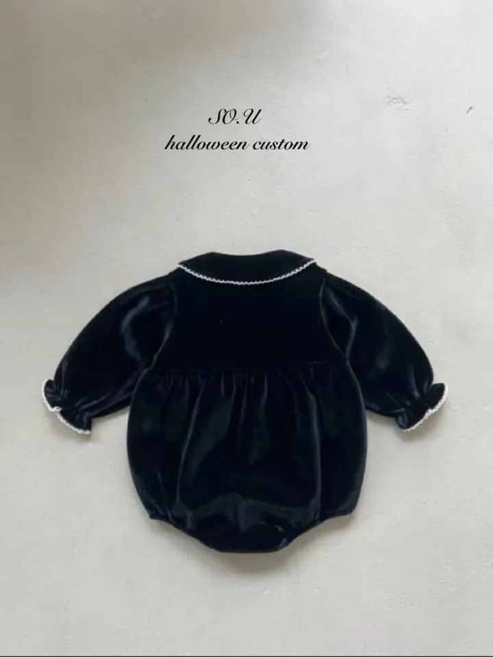 So U - Korean Baby Fashion - #babyboutiqueclothing - Winter Pearl Collar Suit - 2