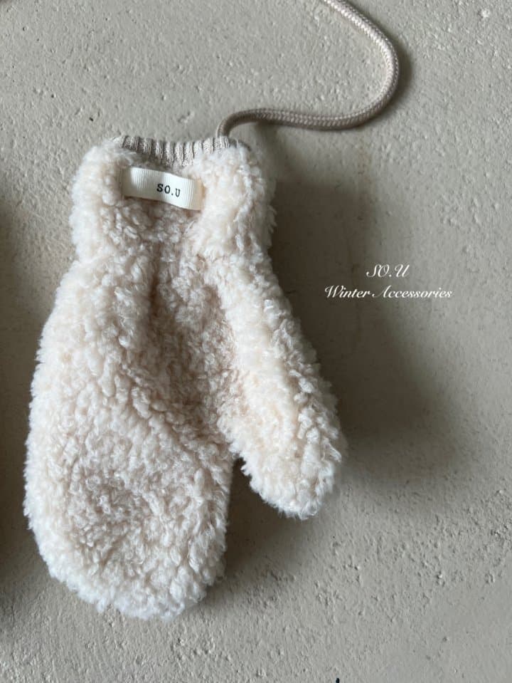 So U - Korean Baby Fashion - #babyboutiqueclothing - Boucle Mittens - 4