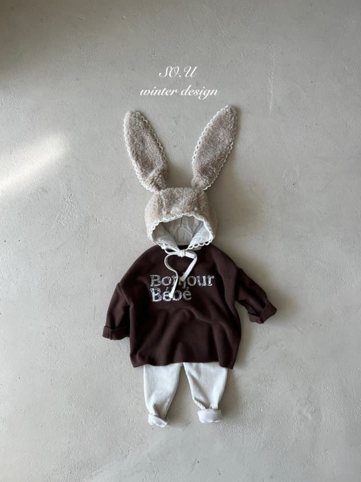 So U - Korean Baby Fashion - #babylifestyle - Bonjour Round Tee - 11