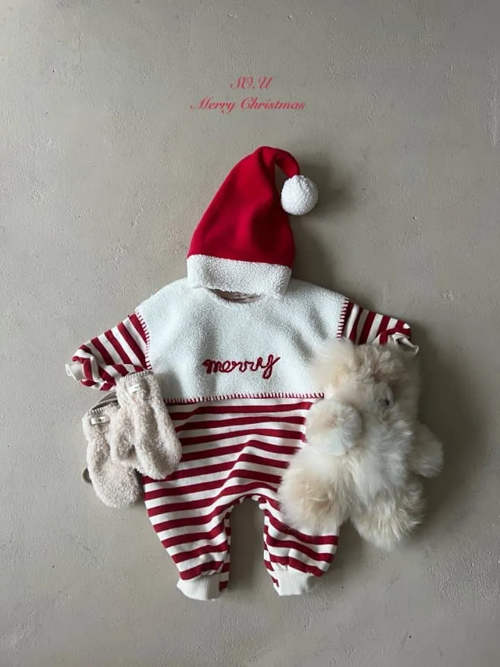 So U - Korean Baby Fashion - #babyoninstagram - Christmas Stripe Suit - 4