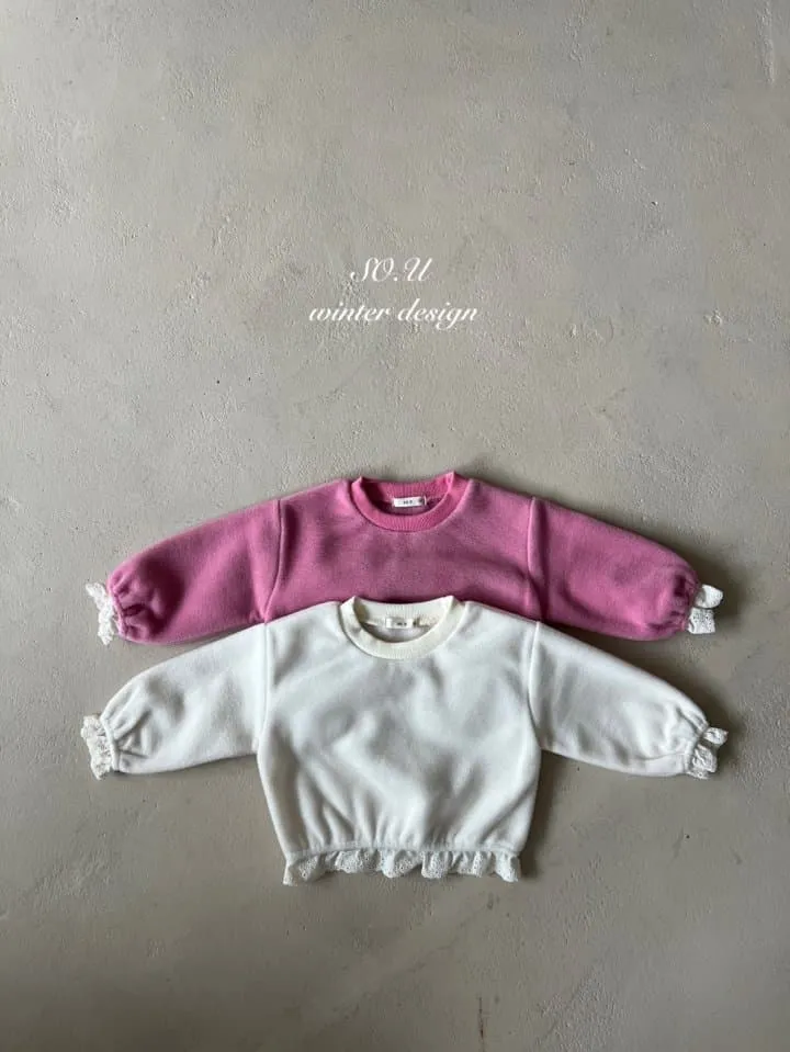 So U - Korean Baby Fashion - #babyootd - Lace Detail Set