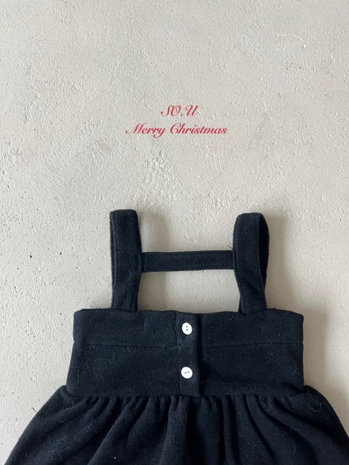 So U - Korean Baby Fashion - #babyootd - Christmas Big Ribbon Suit - 4