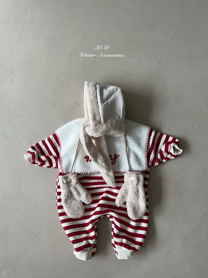 So U - Korean Baby Fashion - #babyoutfit - Winter Muffler Bonnet - 10