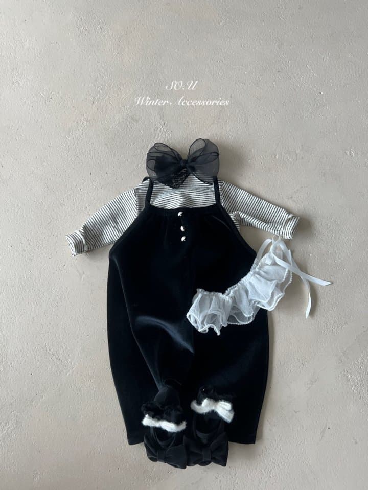 So U - Korean Baby Fashion - #babyoutfit - Pearl Apron - 8