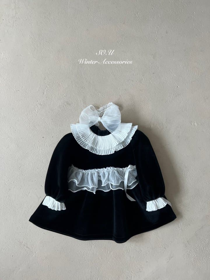 So U - Korean Baby Fashion - #babyoutfit - Pearl Apron - 9