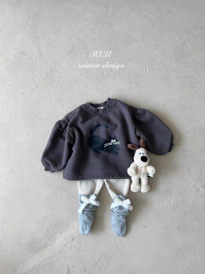 So U - Korean Baby Fashion - #smilingbaby - Meow Sweatshirt - 9