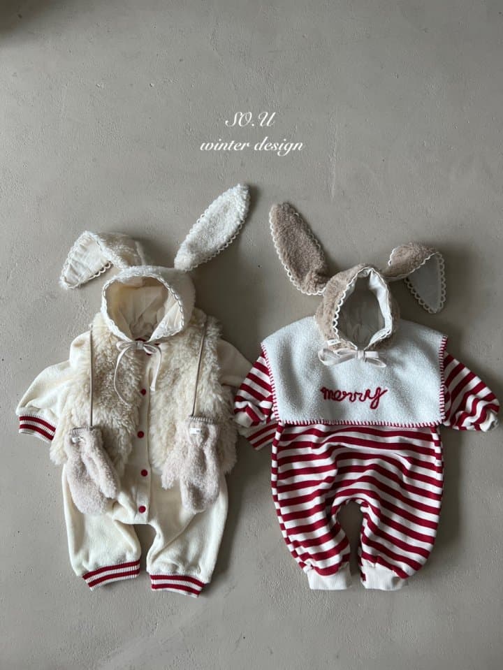 So U - Korean Baby Fashion - #smilingbaby - Terry Suit - 5