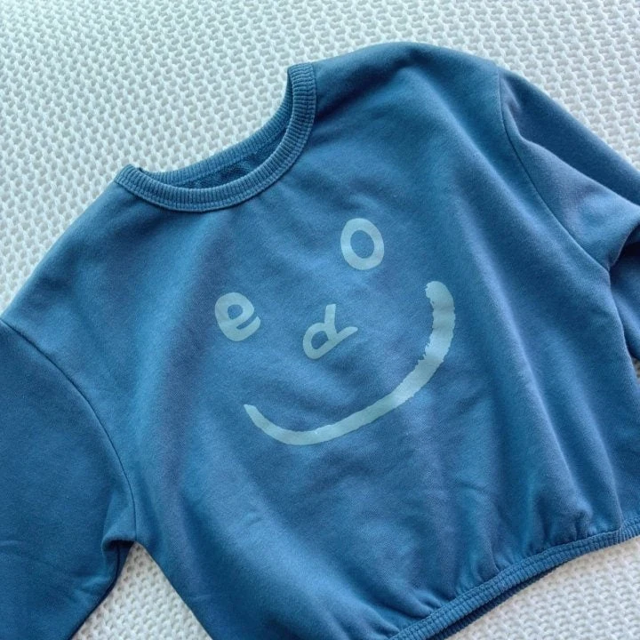 T.j - Korean Children Fashion - #magicofchildhood - Blue Face Sweatshirt - 5