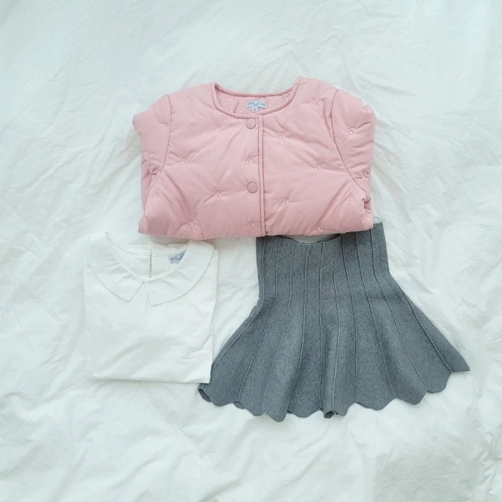 T.j - Korean Children Fashion - #minifashionista - Cherry Quilting Jumper - 11