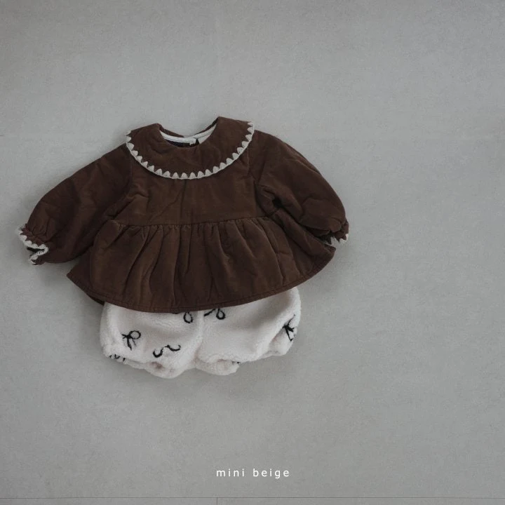 The Beige - Korean Baby Fashion - #babyfashion - Ribbon Dumble Bloomer - 11