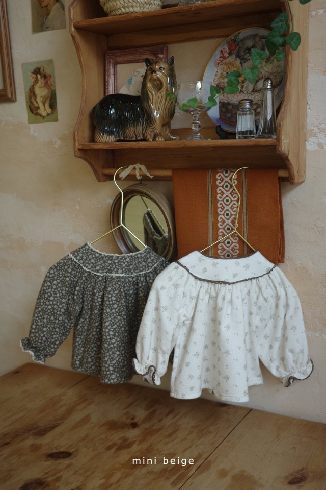 The Beige - Korean Baby Fashion - #babyfashion - Lace Open Blouse - 4