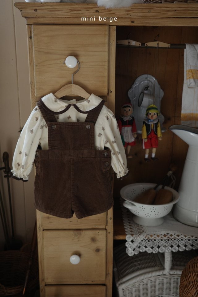 The Beige - Korean Baby Fashion - #babyoninstagram - Colored Piping Blouse - 8