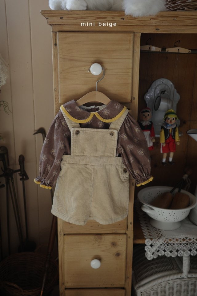 The Beige - Korean Baby Fashion - #babyoutfit - Colored Piping Blouse - 10