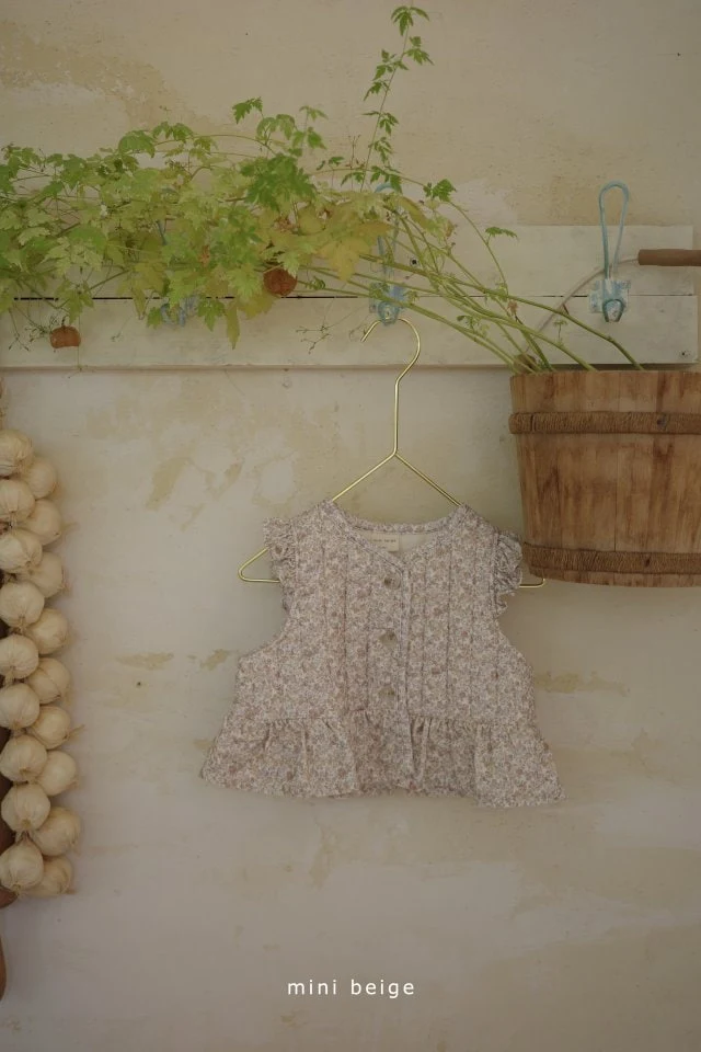 The Beige - Korean Baby Fashion - #babyoutfit - Quilting Vest - 3