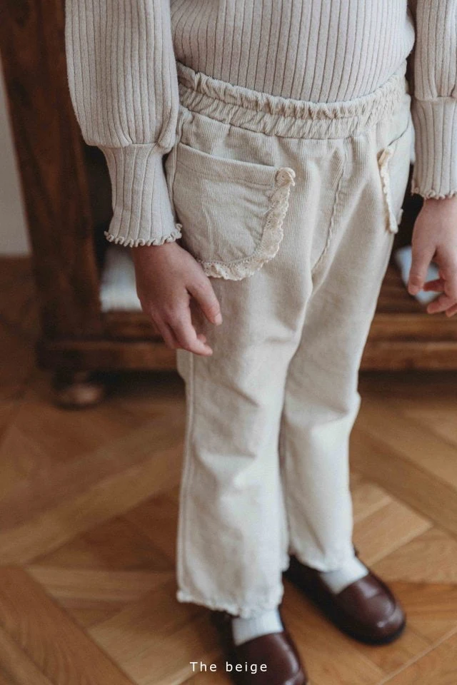 The Beige - Korean Children Fashion - #Kfashion4kids - Lace Bootscut Pants - 11