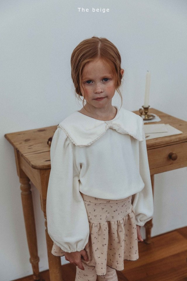 The Beige - Korean Children Fashion - #childrensboutique - Veloure Ribbon Tee - 10