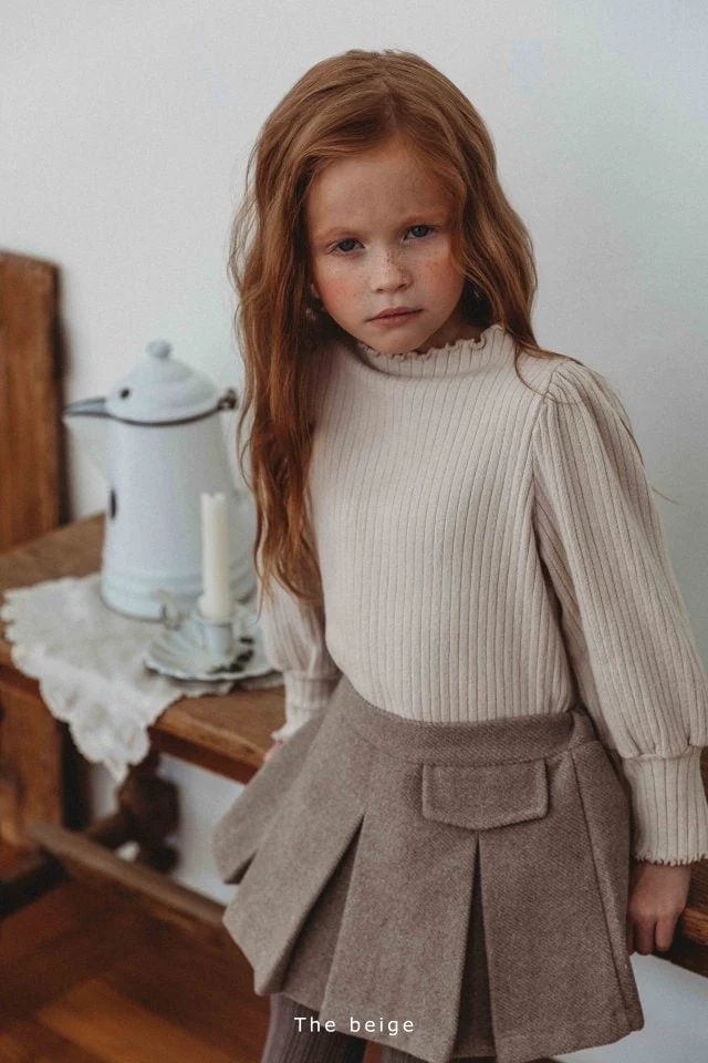 The Beige - Korean Children Fashion - #discoveringself - Pintuck Skirt - 9