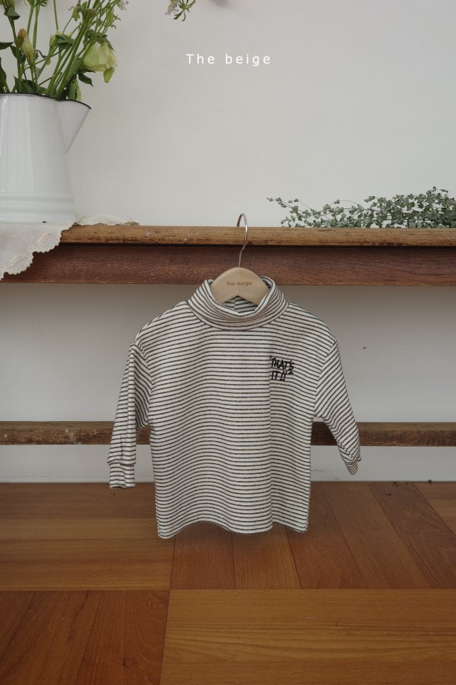 The Beige - Korean Children Fashion - #kidsstore - Winter Turtleneck Tee - 4