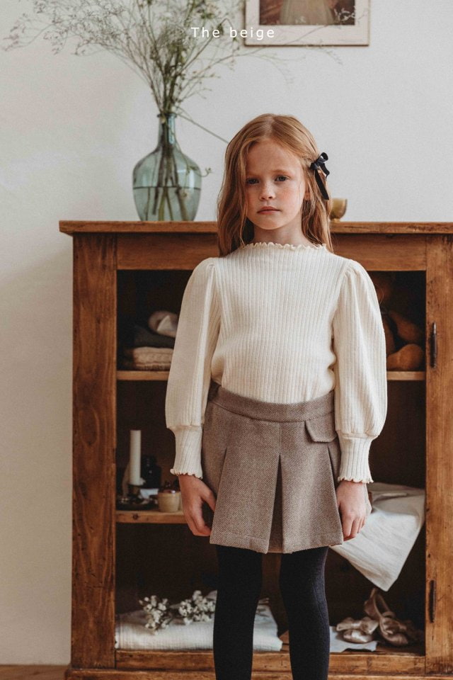 The Beige - Korean Children Fashion - #minifashionista - Slim Half Turtleneck Tee - 10