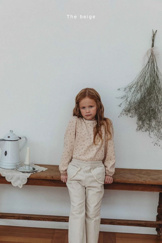 The Beige - Korean Children Fashion - #prettylittlegirls - Lace Fleece Tee - 6